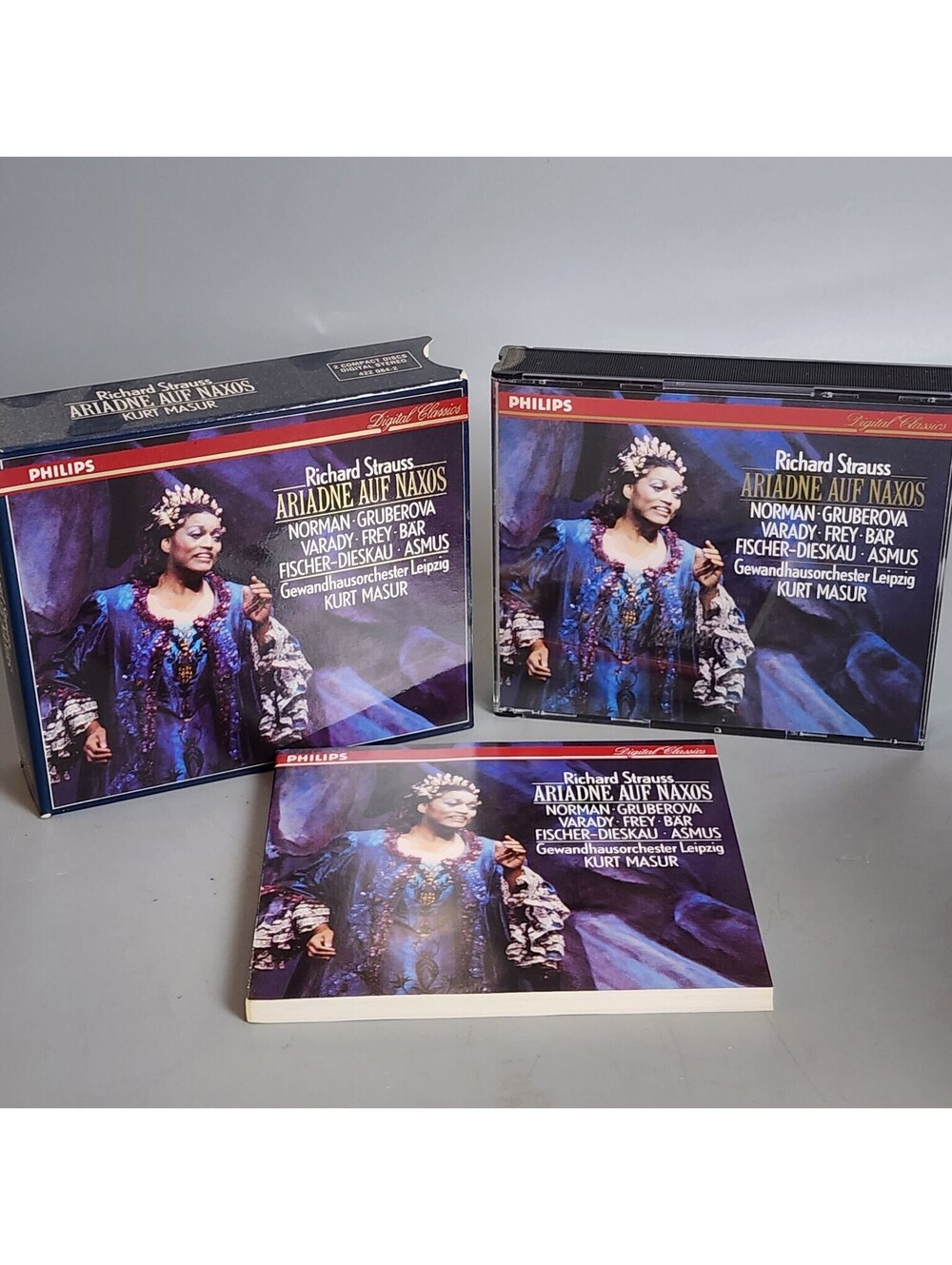 Richard Strauss: Ariadne Auf Naxos 2 CD Box Set Philips Digital Classics 422